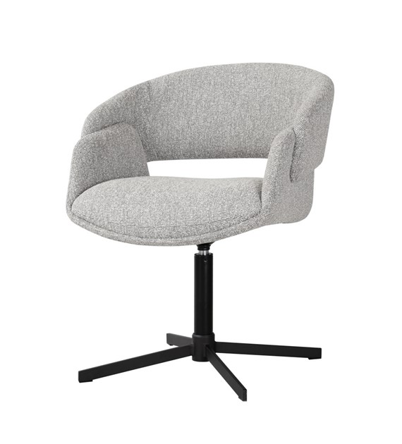 Krzesło obrotowe BIG FROYD szary/czarna/LODGE84