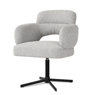 Krzesło obrotowe BIG LETO szary/czarna/LODGE84