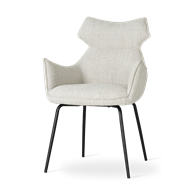 Krzesło BUTARO beżowy/ noga czarny