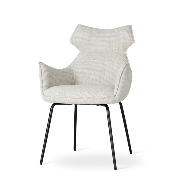 Krzesło BUTARO beżowy/ noga czarny