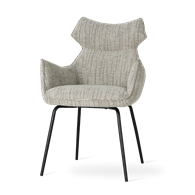 Krzesło BUTARO latte/ noga czarny