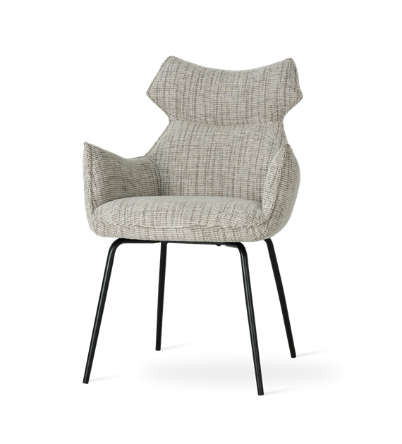 Krzesło BUTARO latte/ noga czarny