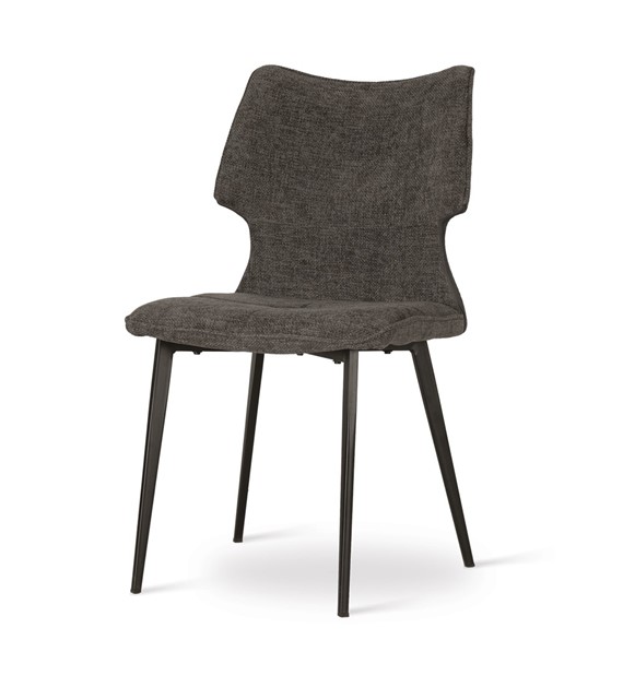 Krzesło CHILCOTE ciemny szary/ noga czarny