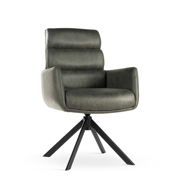 Krzesło obrotowe CIPHER zielony/czarna/BULL156