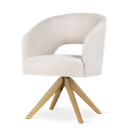 Krzesło obrotowe INES SUPREME WOOD