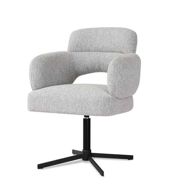 Krzesło obrotowe LETO szary/czarna/LODGE84