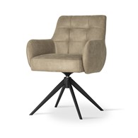 Krzesło obrotowe MATERO cappucino/czarna/BULL10