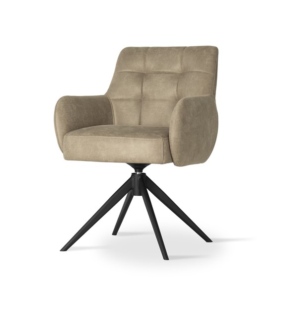 Krzesło obrotowe MATERO cappucino/czarna/BULL10