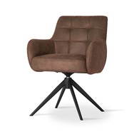 Krzesło obrotowe MATERO brązowy/czarna/BULL111