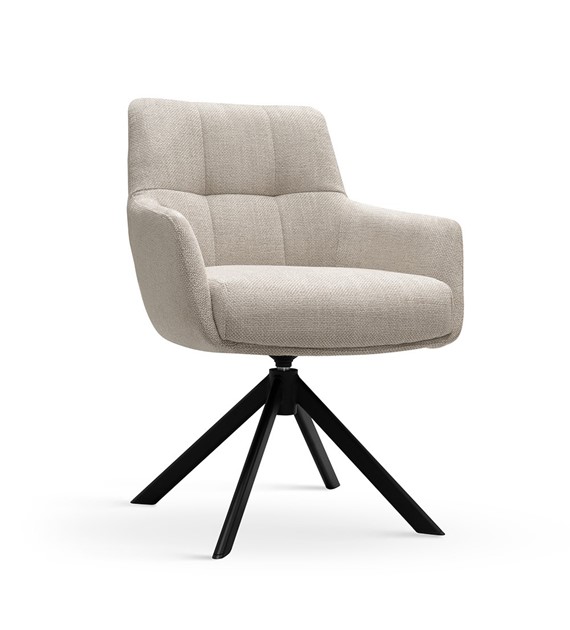 Krzesło obrotowe MIRAGE beżowy/czarna/VOGAR071