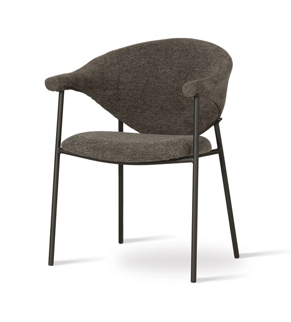 Krzesło NOTI ciemny szary/ noga czarny