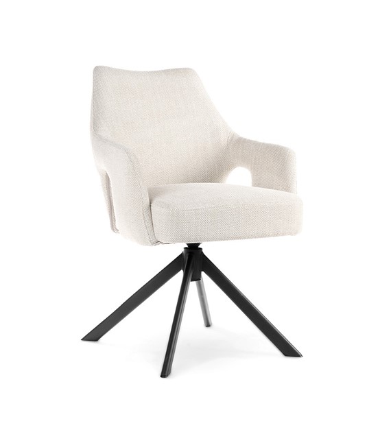 Krzesło obrotowe VESPER beżowy/czarna/VOGAR071